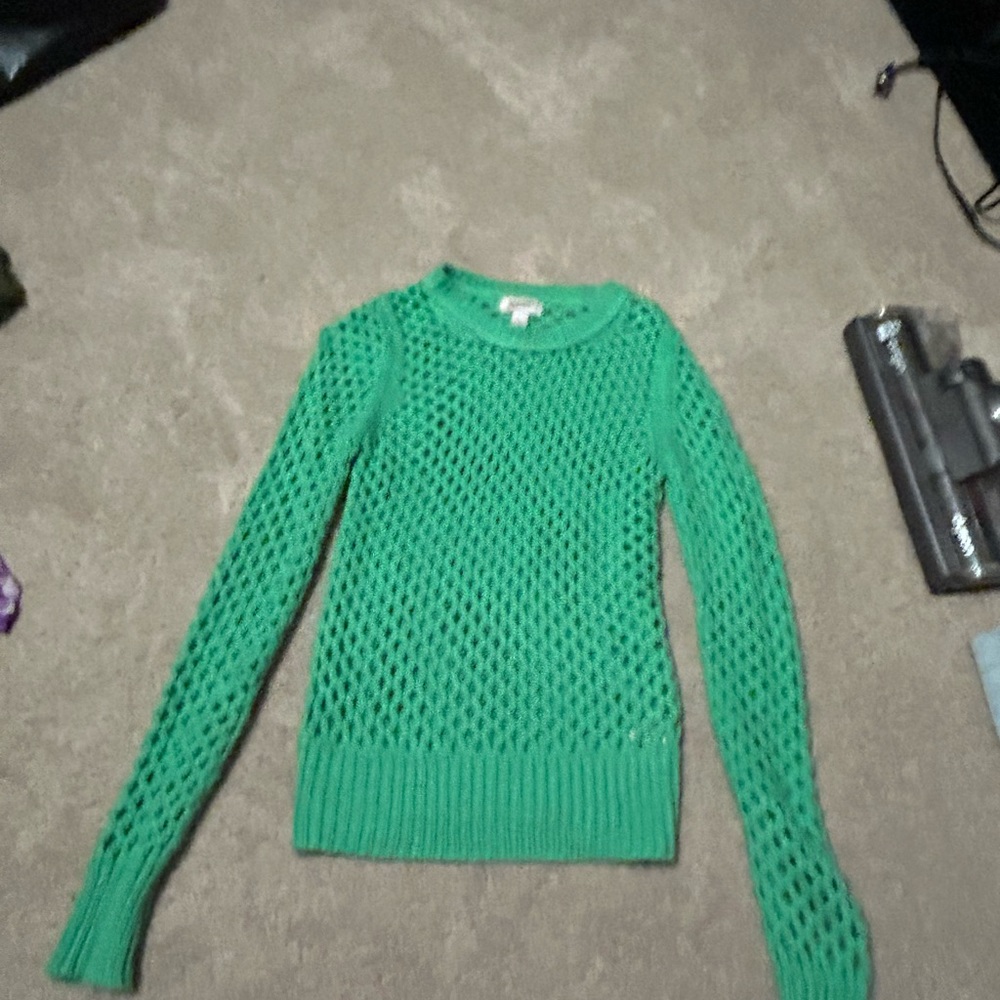 Arizona Jean co green crochet top